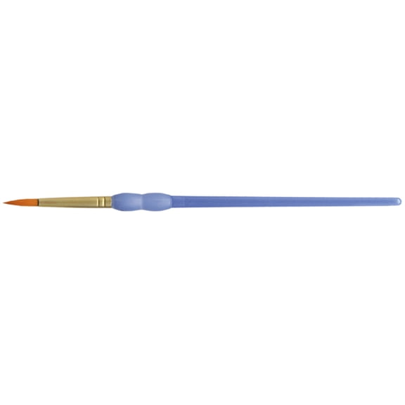 Crafter's Choice Gold Taklon Round Brush-Size 10