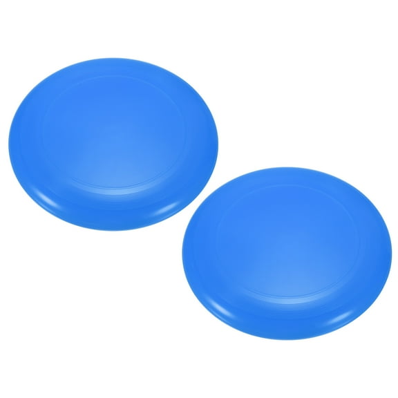 Flying Disc 10.8 Inch 175 Gram, Sport Disk Training Disk for Backyard Lawn Beach, Blue, 2 Pack