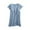 Light Blue, variant on Joau Womens 3 in 1 Labor/Delivery/Hospital Gown Short Sleeve V Neck Maternity Dress for Breastfeeding Nursing Nightgown Sleepwear Pregnant Postpartum Clothes