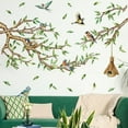 thumbnail image 5 of Pegatinas de Pared con Flores y Ramas de Pájaros de Colores, para Despegar y Pegar, Pegatinas de Pared con de Pájaro y Hojas , para Sala de Estar, 5 of 5