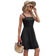 thumbnail image 4 of Vestido WIHOLL, elegante, elegante, casual, casual, de verano, muñeca negra L, 4 of 4