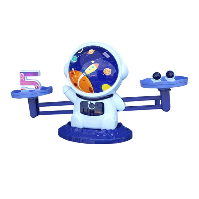 Blue Astronaut Balance Counting Game Space Toys For Kids Educational Math Toy Preschool Learning