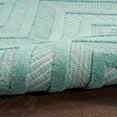 thumbnail image 3 of Nourison Versatile Indoor/Outdoor Aqua/Teal 5' x 7' Area Rug, (5x7), 3 of 11