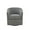 Grey, variant on Gracie Mills Leyla Upholstered Barrel Swivel Chair with Black Metal Base - GRACE-8250