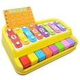 thumbnail image 3 of Piano y Xilófono con Tarjetas de Canciones Campanas Instrumentos Musicales Juguetes Educativos para Niños, 3 of 7
