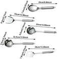 thumbnail image 3 of Hgehaz Silverware Set 5Pcs/Set Stainless Steel Kitchen Cooking Tools Utensil Set Spatula Spoon Scoop, 3 of 8