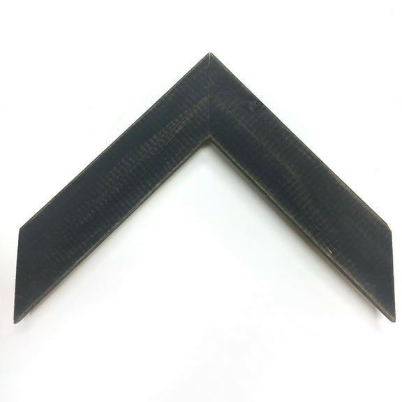 1 1/2" Country Rustic Readymade Wood Picture Frame (Black)