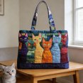 thumbnail image 4 of Animals Van Quilted Duffle Boho Travel With Adjustable Strap Retro Style For Daily & Travel Use, 4 of 7