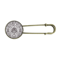 thumbnail image 1 of Broche de Metal Antiguo Unbranded Repetición de Patrón Barroco Leaf M, 1 of 3