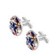 thumbnail image 2 of Basketball Stylish Shirt Cufflink Set Made of Stainless Steel for Formal Wear - for Weddings and Special Occasions - Silver Jewelry Option Available, 2 of 6