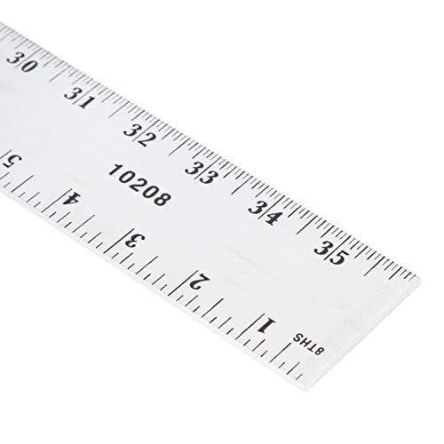 Mayes 10208 Straight Edge Aluminum Ruler 36-Inch GreatLite 