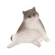 thumbnail image 4 of Figura de gato Figura de gato Simulación de artesanía de escultura Realista Estatua de gatito para cumpleaños Niños para niños Niños y niños Regalo gris, 4 of 8
