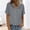 Gray, variant on Women Short Sleeve Button Down Tops,Business Casual Work Tops Summer Spring Shirts,Pink,Size S-XXL