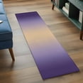 thumbnail image 4 of Dark Purple Yellow Gradient Runner Rugs 2x6 ft Minimalist Ombre Modern Art Washable Hallway Rugs Non-Slip Floor Mats Absorbent Carpet Bedside Runners for Bedroom Kitchen Bathroom Laundry Room, 4 of 9