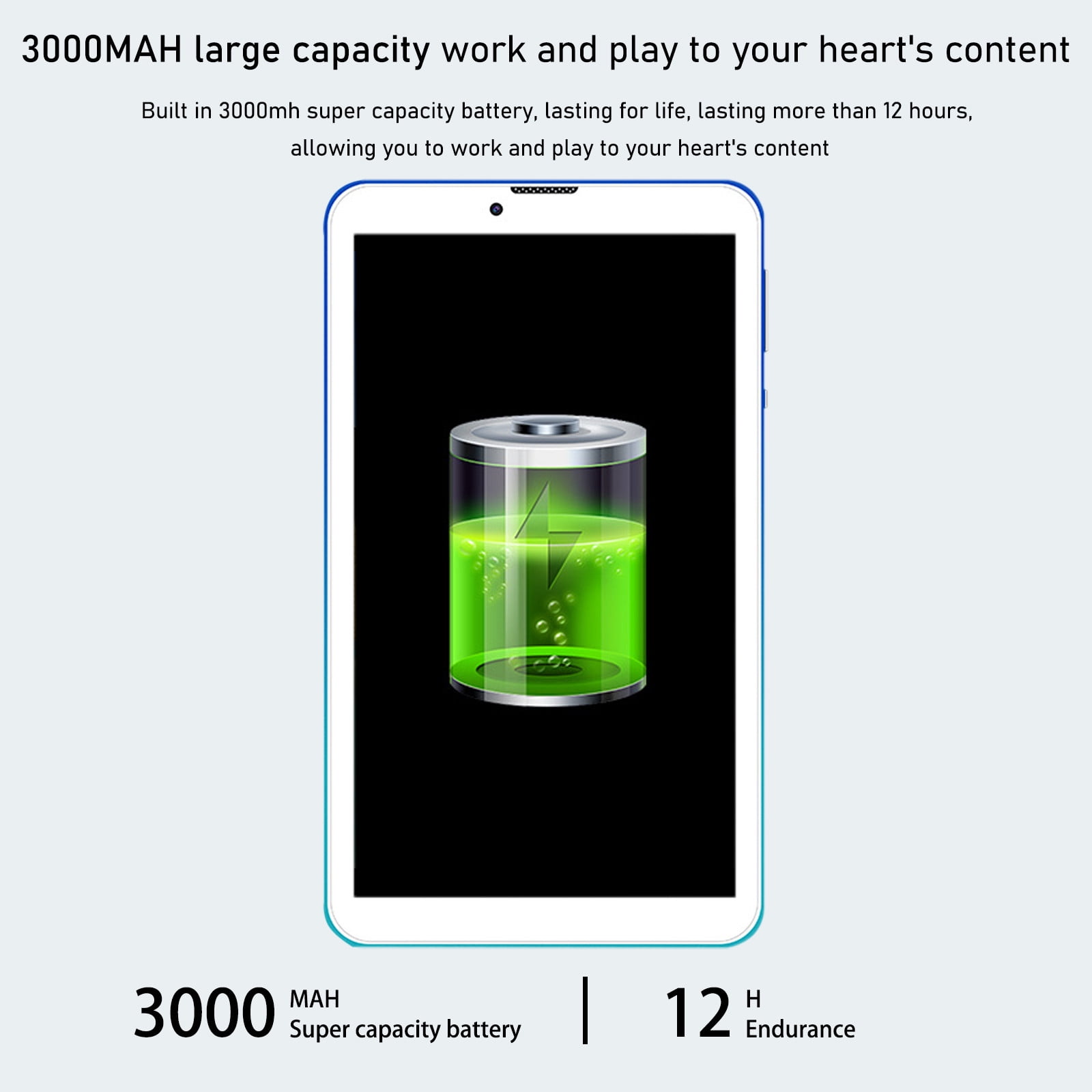 7-inch Android Tablet, MTK6592 Octa-Core, 1GB RAM, 8GB Storage, 0.3MP Front & 2MP Rear Camera, SIM Support, WiFi, Bluetooth, GPS