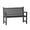 Black, variant on Fazzn Resin Outdoor Patio Bench, Weatherproof Garden Bench with Backrest & Armrests, All-Weather Park Bench for Backyard, Porch, Poolside.( Black)/(Brown)Father's Day Gift