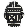 thumbnail image 3 of African Mud Cloth Black And White Men's Women New Sweatshirt Hoodie Men's Plus Size Sweatshirt Hooded Sweatshirt 3d Printed Street Men's Cloth, 3 of 6