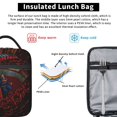 thumbnail image 4 of Durable Lunch Bag for Men Women with Side Mesh Pocket, Insulated Food Cooler with Buckle Handle for Work and Picnic, 4 of 6