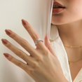 thumbnail image 3 of HSHDLDF 925 Sterling Silver Fidget Anxiety Ring for Women Moon Star Spinner Ring Open Adjustable Fidget Rings for Anxiety Relieving Stress CZ Stackable Rings Fidget Jewelry Women, 3 of 6