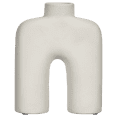 thumbnail image 1 of Bouclair Vase de Table en Céramique Blanc, 1 of 7