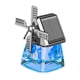 thumbnail image 5 of Difusor de aceites esenciales para coche, modelo en forma de casa, con energía solar, multiusos y estable. Azul, 5 of 9
