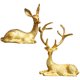 thumbnail image 1 of 2 piezas de adornos de reno para decoración de interiores, estatuas de animales de granja, decoración de mesa navideña, 1 of 5
