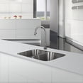 thumbnail image 3 of DAX 50/50 Double Bowl Undermount Kitchen Sink - 29" x 18" - 18G - Stainless Steel, 3 of 8