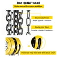 thumbnail image 4 of VEVOR Hand Chain Hoist, 2200 lbs /1 Ton Capacity Chain Block, 20ft/6m Lift Manual Hand Chain Block, Manual Hoist w/ Industrial-Grade Steel Construction, 4 of 9