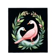 thumbnail image 4 of Cozy Flannel Blanket with Elegant Bird and Moon Design - Soft Warm Throw for Sofa Travel Bed and Chair - Perfect for Serene Decor, 4 of 7