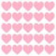 thumbnail image 1 of Uxcell Forma de Corazón de Fieltro Manualidades del Día de San Valentín 1.6" x 1.6" Rosa 100Pcs, 1 of 7