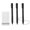 Black, variant on Geometric Decompression Pen — Press to Transform, Crinkle Pens Funny Pens for Adults,Metallic Geometric Morphing Ballpoint Pen, Metal Shape Shifting Switch Pen, with 10 Refills