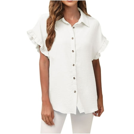 

White MONQUEENTOP B3 Print Scrubs for Women Set Cute Graphic Shirt Vneck Loose Fit Casual Funny Tshirt Short Sleeve Tunic Top for Women Dressy XL