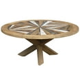 thumbnail image 5 of Tuscany Round Recycled Teak Wood Coffee Table, 40 inch, 5 of 5