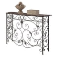 thumbnail image 2 of Convenience Concepts Wyoming Deluxe Console Table in Oak Veneer, 2 of 3