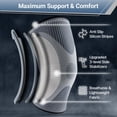thumbnail image 3 of Rodillera DR. BRACE ELITE con estabilizador de tamaño (paquete de 2). Rodillera para mujeres y hombres, ideal para entrenamiento, deportes y uso diario. Manga de compresión para máxima sujeción del do, 3 of 5