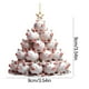 thumbnail image 5 of Colgante Navideño con Animales Divertidos | Adorno Navideño Festivo | Decoración Divertida y Reutilizable para Árbol de Navidad | Adorno Navideño Duradero para Reuniones Familiares y Celebraciones Na, 5 of 6