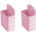 thumbnail image 1 of Remote Control Holder Wall Mount Media Controller Organizer Box for Office Bedroom Parlor Pack of 2 (Pink), 1 of 3