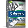 thumbnail image 3 of 2 Pack Salonpas Lidocaine Maximum Strength Pain Relieving Gel-Patch (6 Each Box), 3 of 3