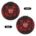 thumbnail image 2 of Yiaed The Binding of Isaac Pattern Travel Makeup Mirror,Pocket Mirror for Women Portable 2 x 1x Magnification Folding Makeup Mirror Cosmetic Mirror for Gift-Round Shape, 2 of 9