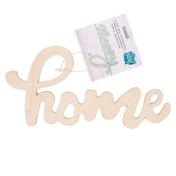 On the Surface™ Décoration Murale en Bois « Home »