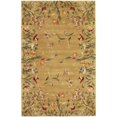 thumbnail image 1 of HomeRoots 352759 3 ft. 6 in. x 5 ft. 6 in. Wool Gold Area Rug, 1 of 1