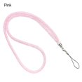 thumbnail image 1 of Rhinestone Bling Crystal Retractable Card Holder Lanyard Key Necklace Mobile Phone Hanging Rope Neck Strap Pink, 1 of 6