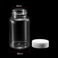 thumbnail image 3 of Uxcell 300ml/10.1oz Plastic Wide Mouth Lab Reagent Bottle 5 Count., 3 of 5