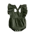 thumbnail image 3 of Bovxnpu Baby Girls' Bodysuits Lightweight Short Sleeve Baby Spring Bodysuit Summer Outfits, 3 of 9