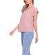 thumbnail image 4 of INSPIRAR CHIC Blusa de Mujer de Verano con Cuello Cuadrado y Mangas Cortas de Gingham XL Color Marrón Cameo, 4 of 6
