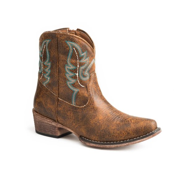Roper Womens Cognac Vintage Faux Leather