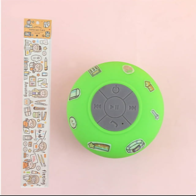 Oubit Haut-Parleur Portable Sans Fil, Haut-Parleur de Douche Bluetooth Étanche Mini Haut-Parleur Sans Fil Robuste et Résistant