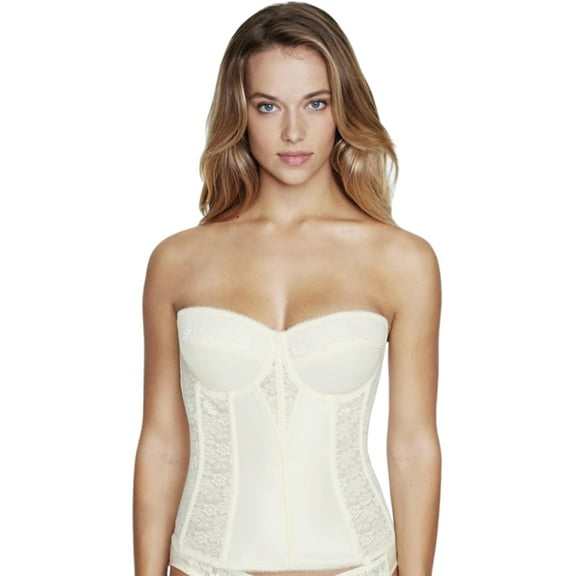 Colette Lace Low Back Convertible Corset Longline Bra