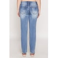thumbnail image 4 of Womens WAX Straight Leg Whiskered Jeans, 4 of 4