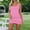 Pink, variant on Women's Casual Dress Elegant Sleeveless Square Neck Party Dress for Evening Banquet Summer Outfit with Back Zipper Casual Fall Dress
